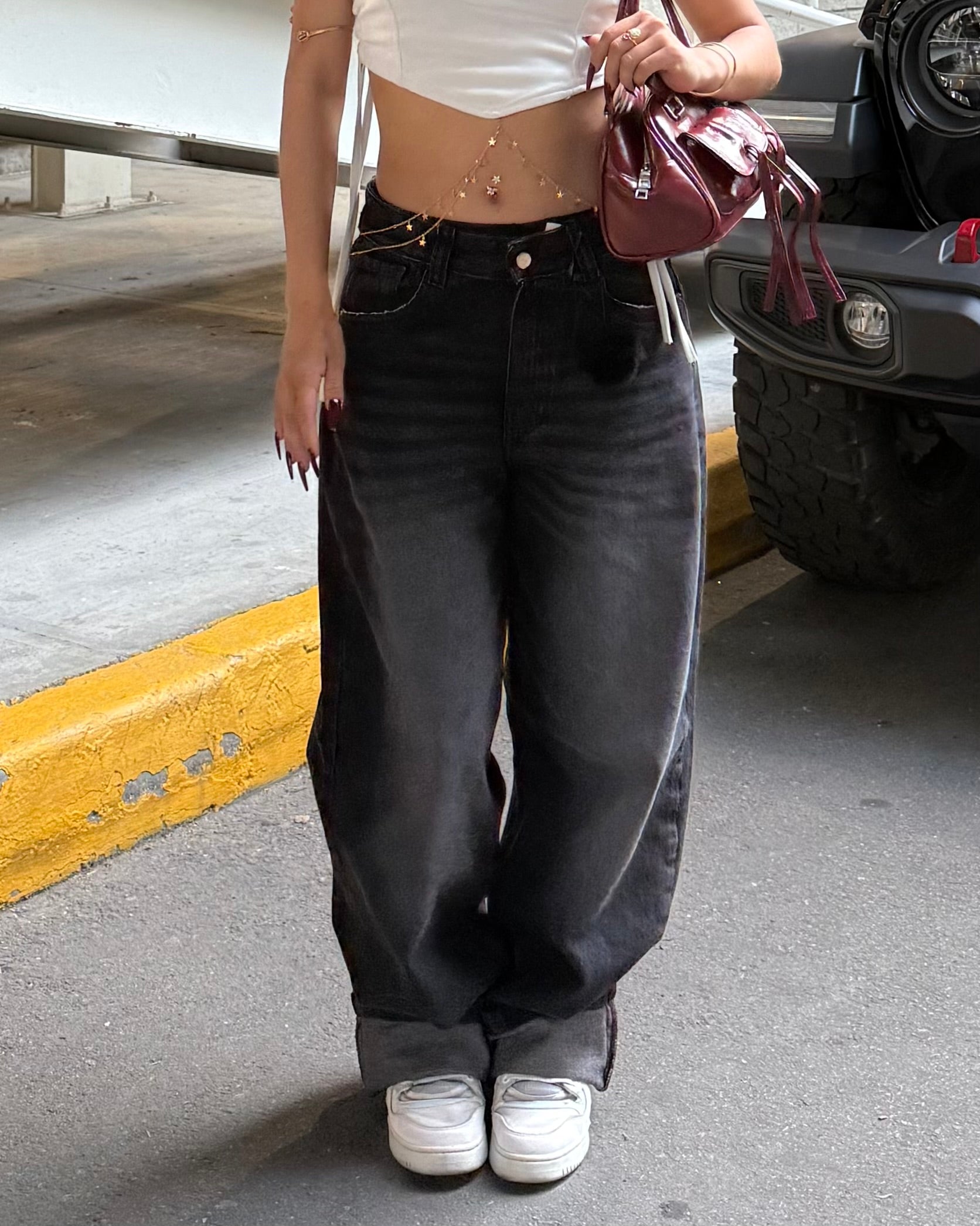 Baggy Jeans Retro - Negro