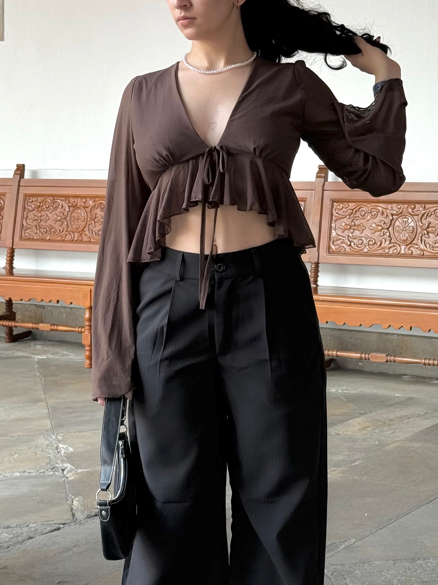 Blusa Martina - Café