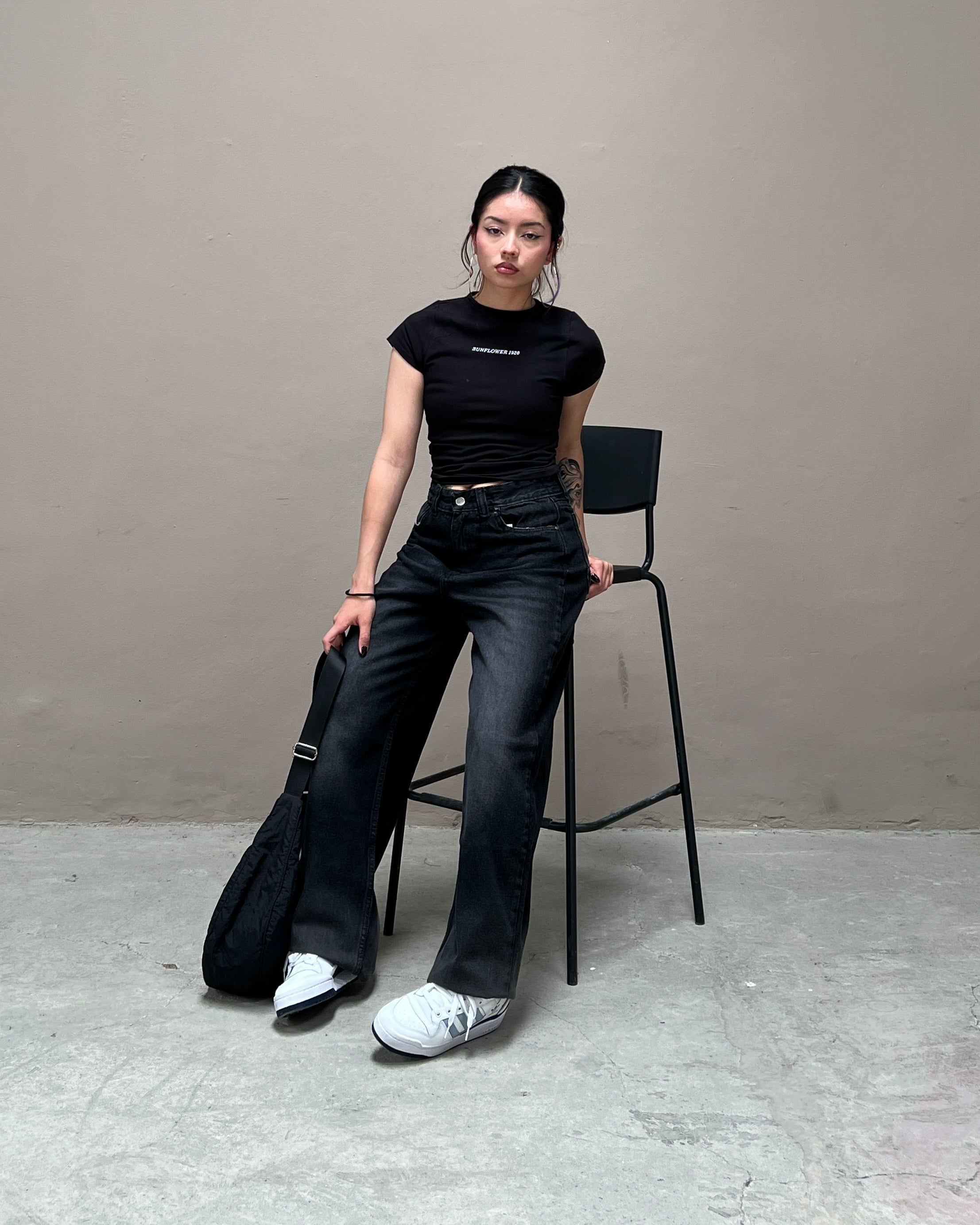 Baggy Jeans Retro - Negro