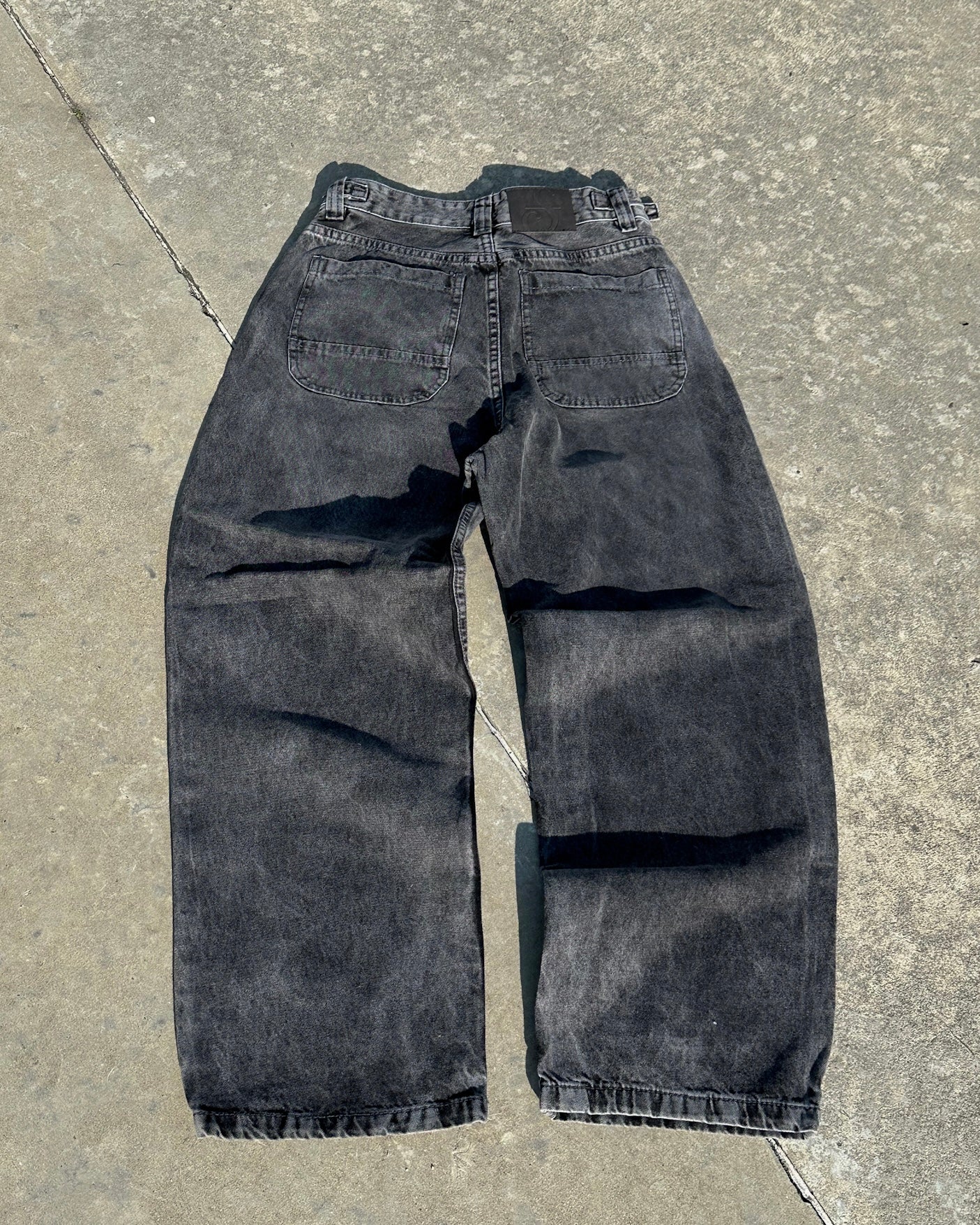 Baggy Jeans Gray - Low Waist