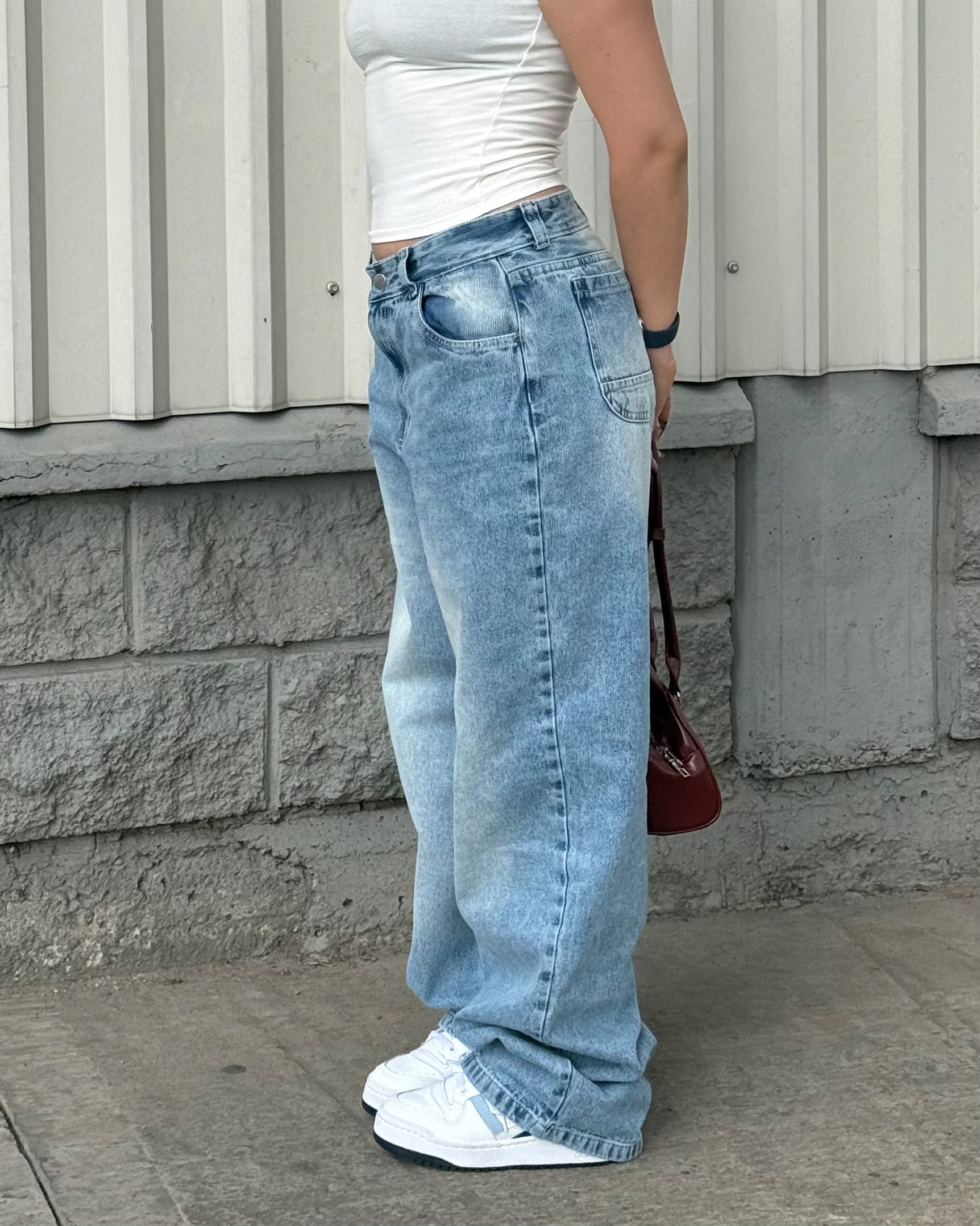 Baggy Jeans Retro - Azul