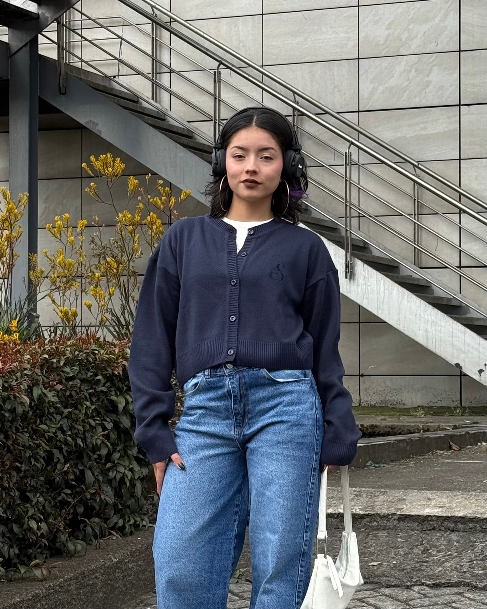 Mini Cárdigan - Azul