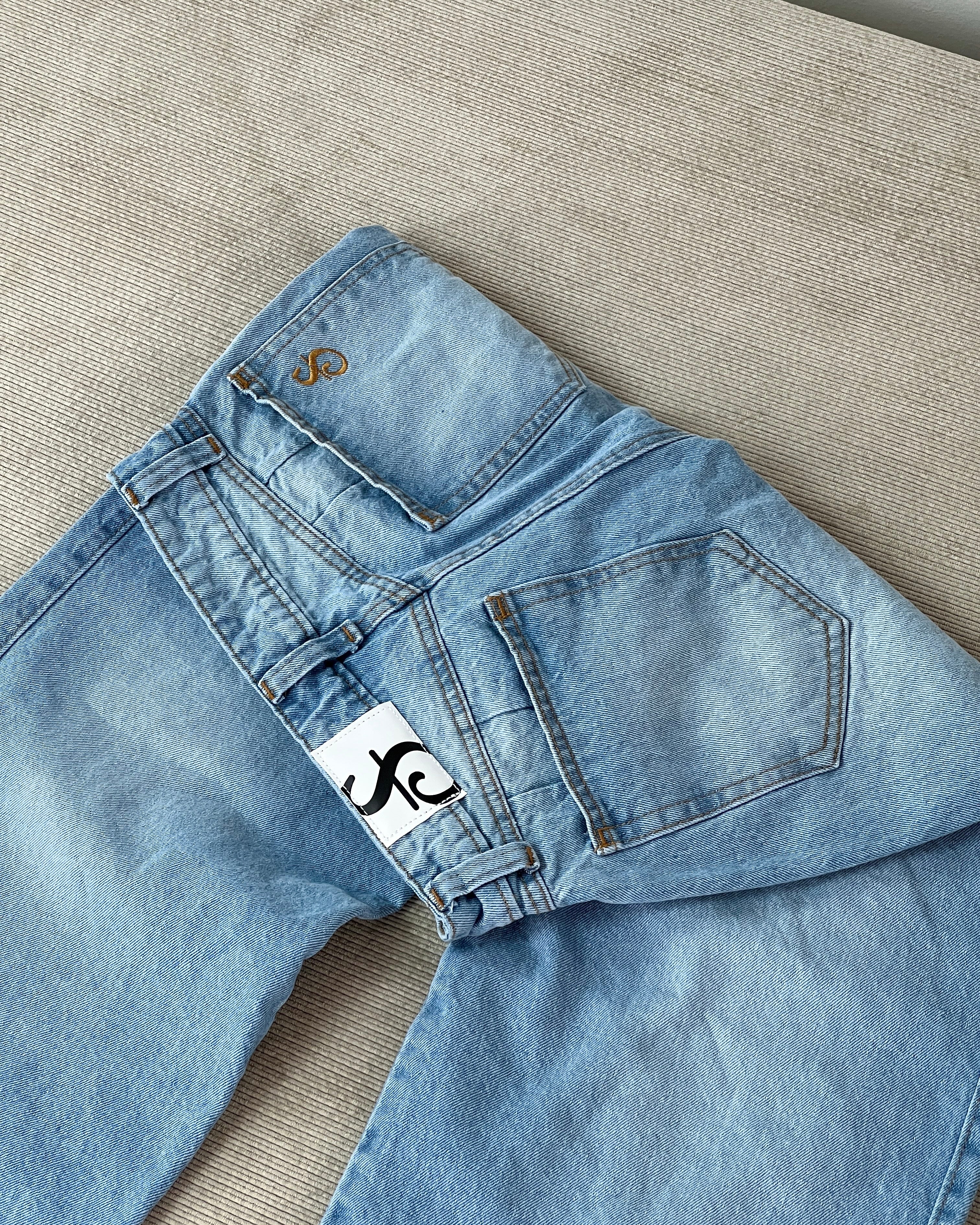 Jeans Wide Leg - Washed