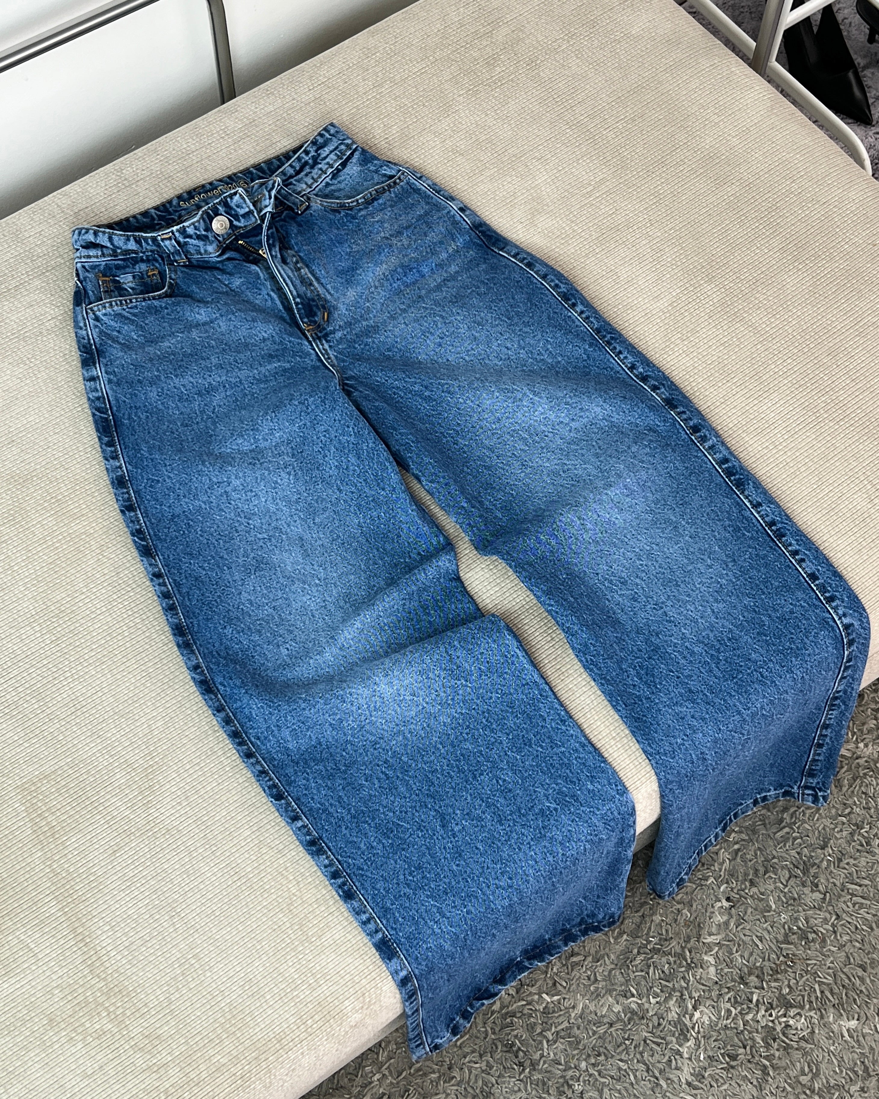 Jeans Wide Leg - Washed