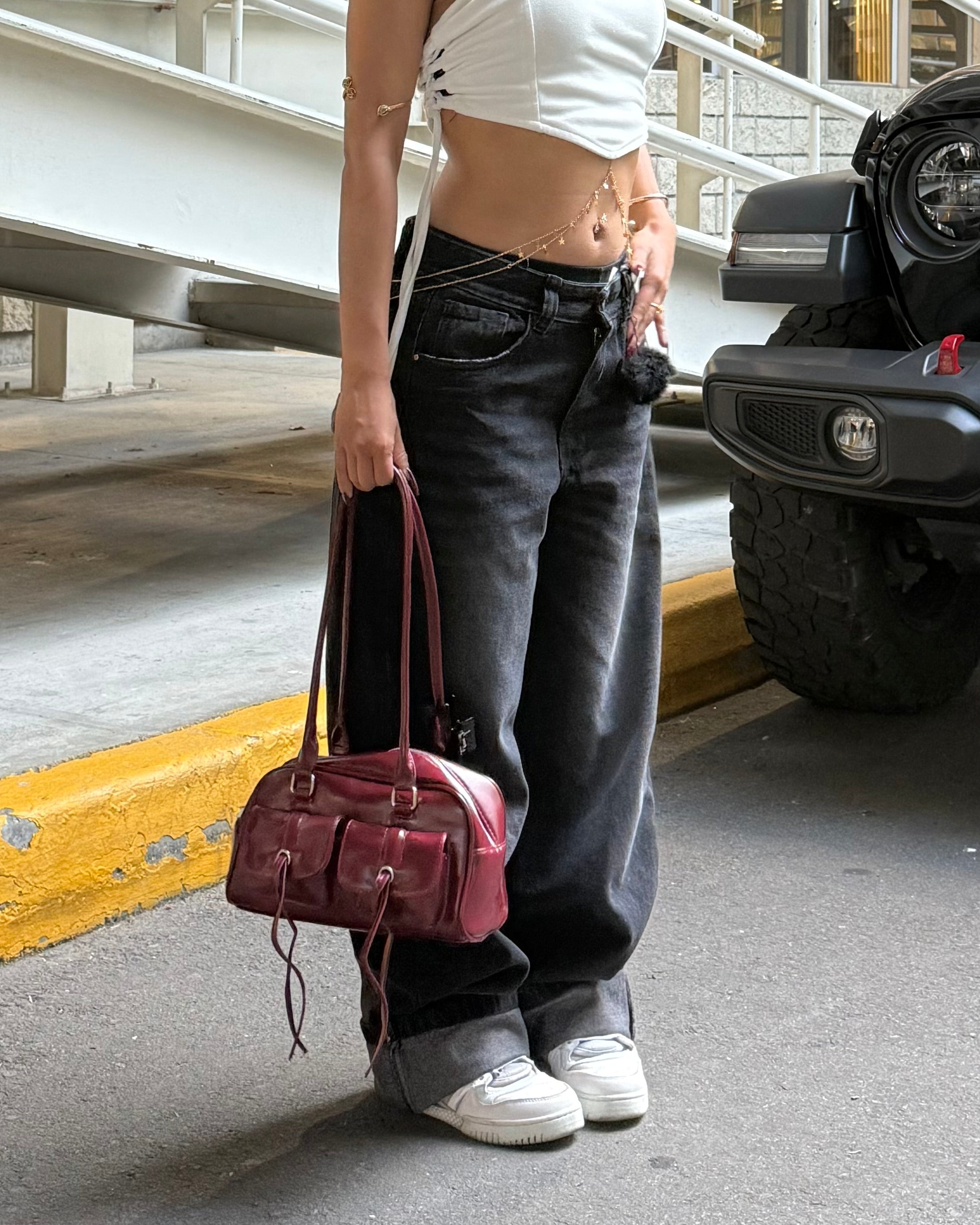 Baggy Jeans Retro - Negro