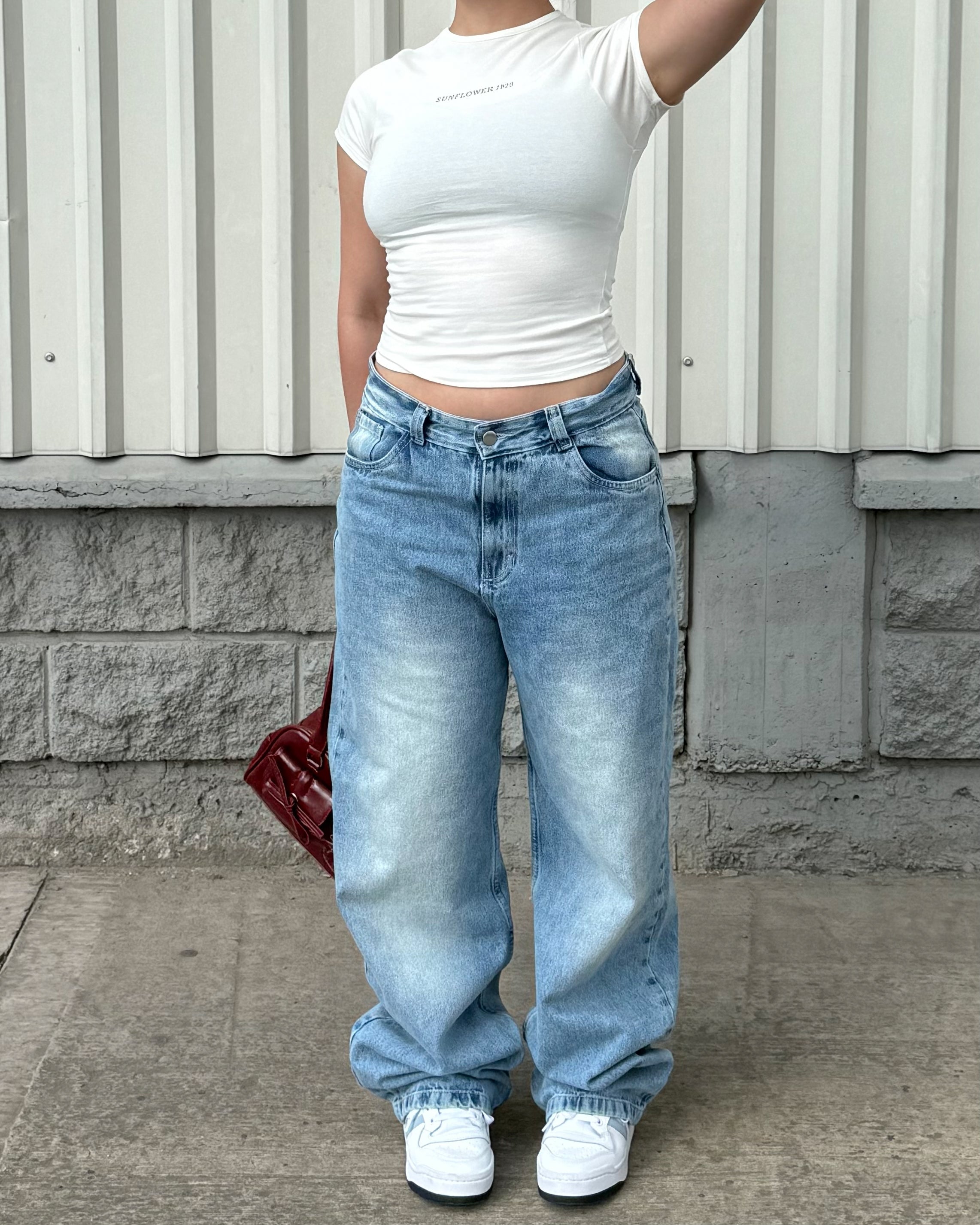 Baggy Jeans Retro - Azul