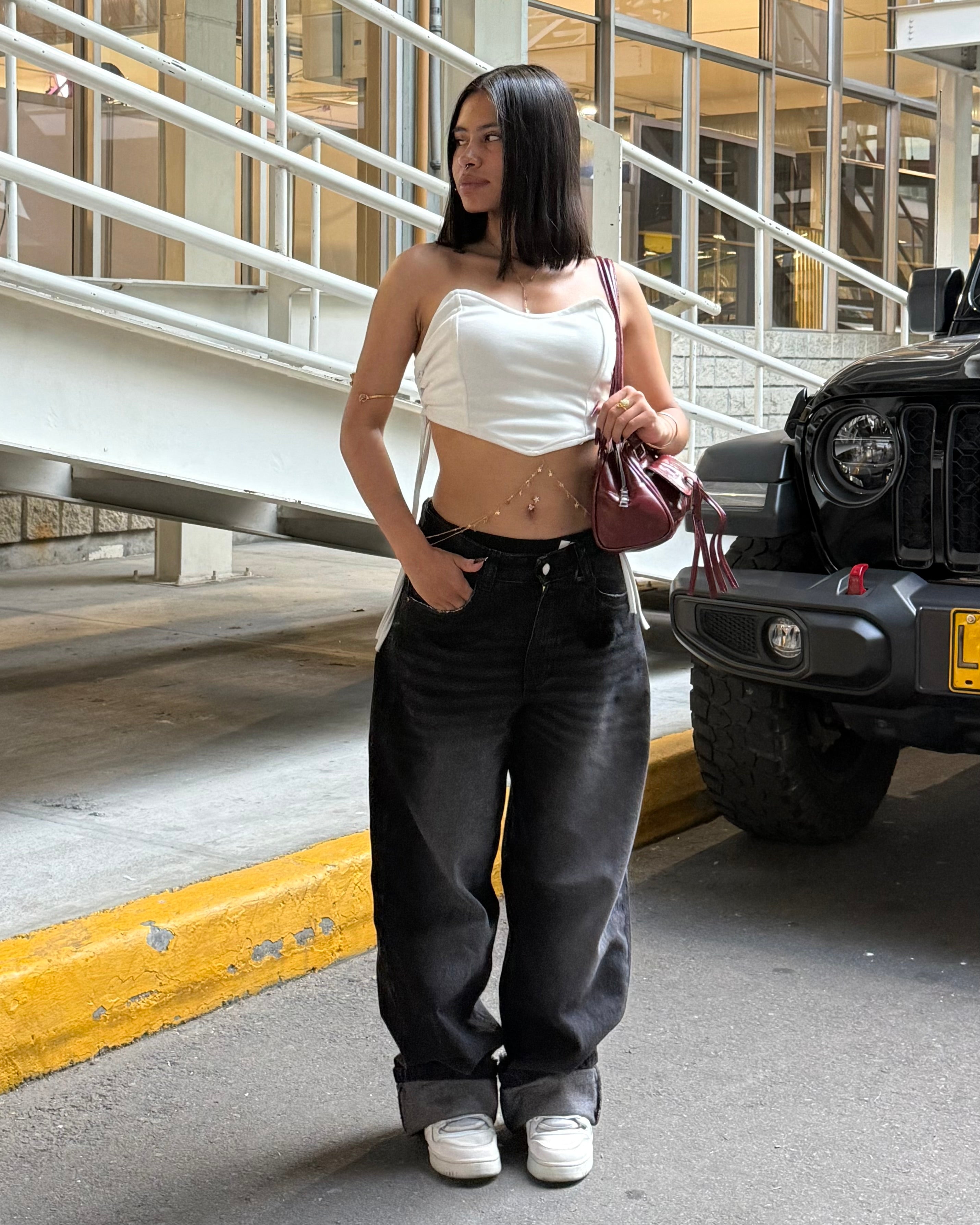 Baggy Jeans Retro - Negro