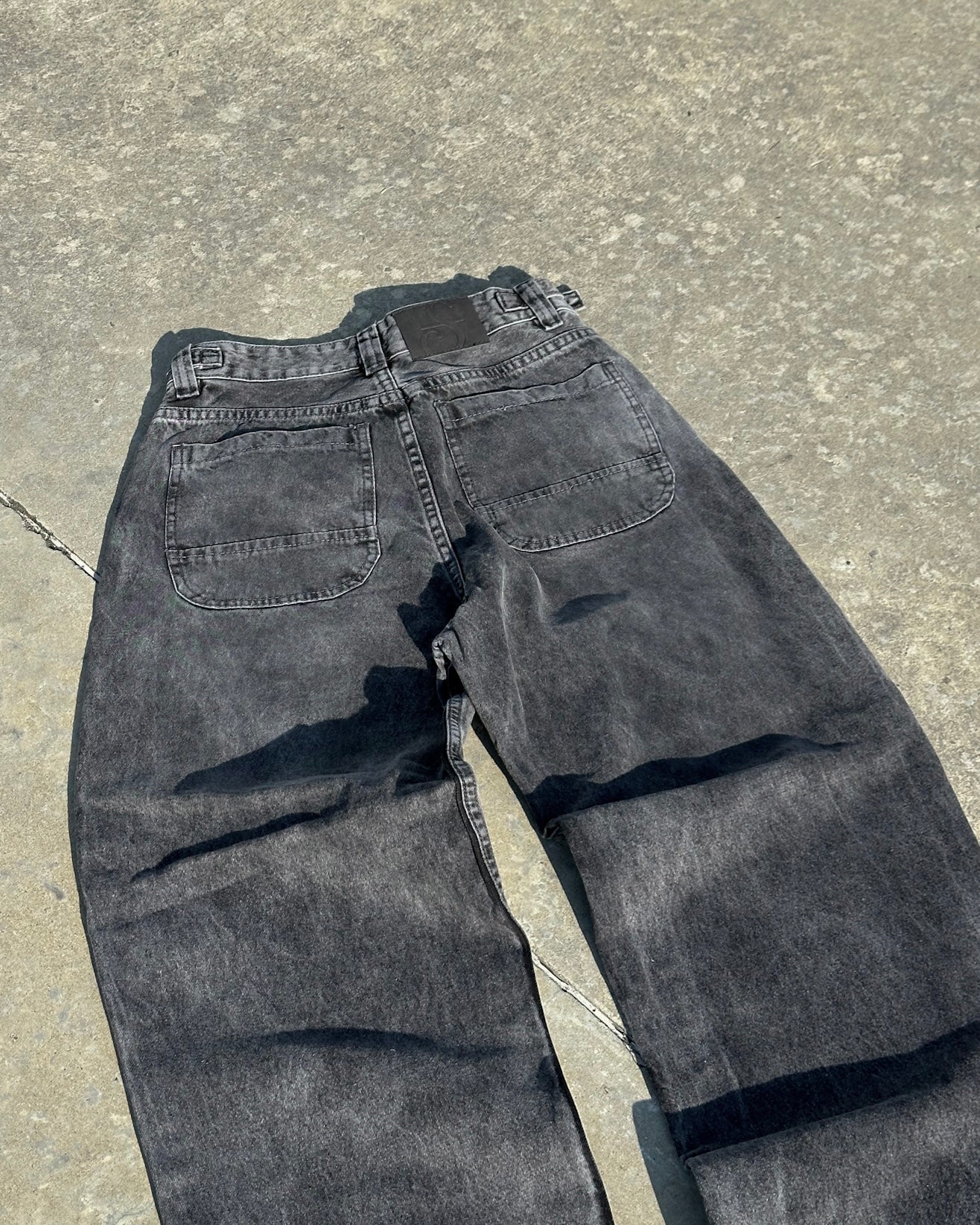 Baggy Jeans Gray - Low Waist