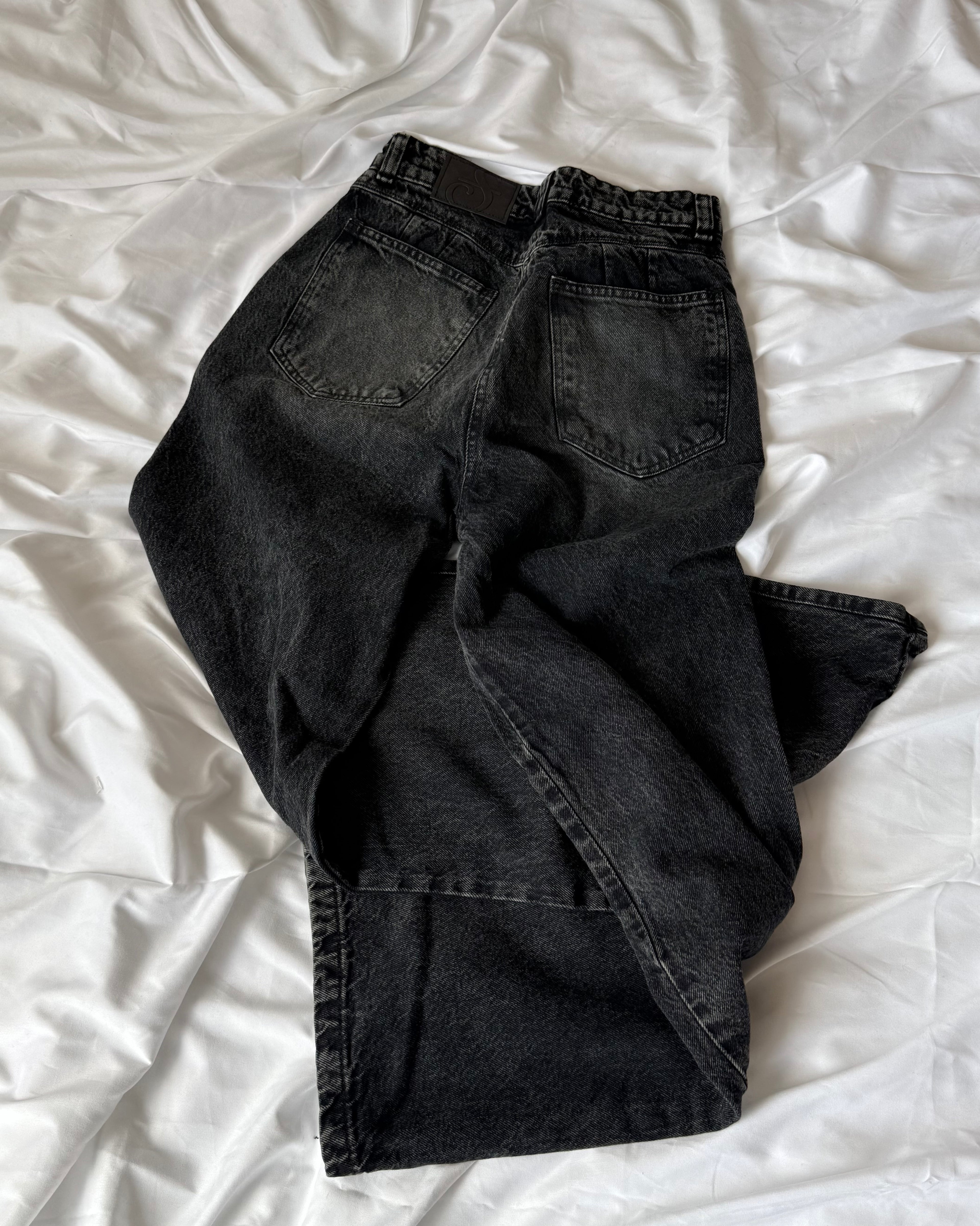 Jeans Wide Leg - Negro