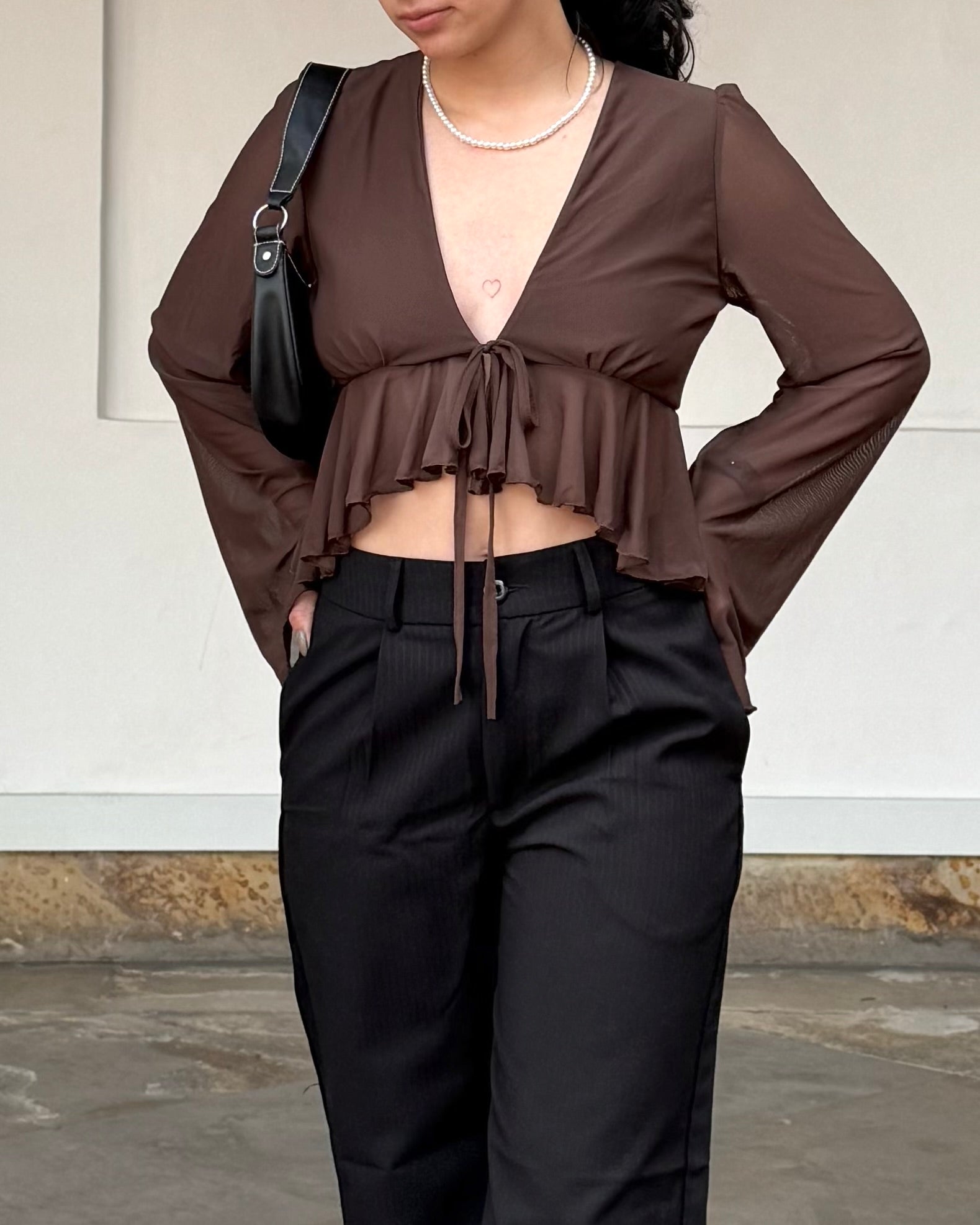 Blusa Martina - Café