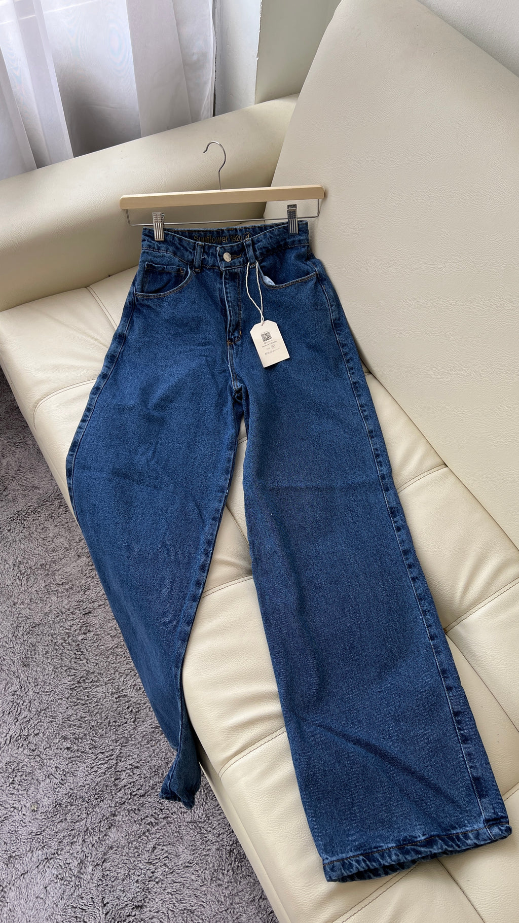 Jeans Wide Leg Classic - Tono Medio