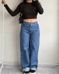 Jeans Wide Leg Classic - Tono Medio