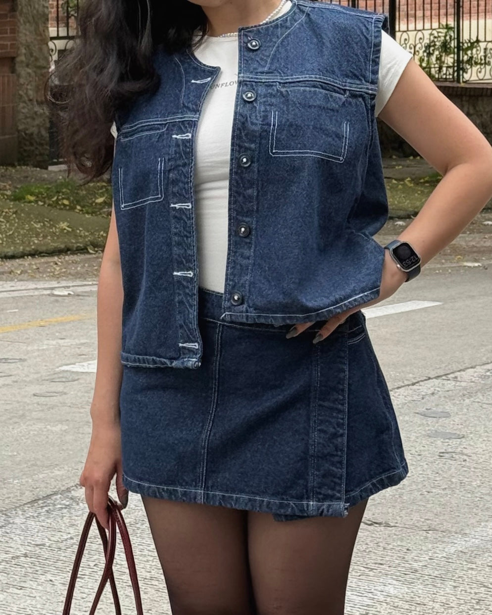 Chaleco Denim - Vinilo