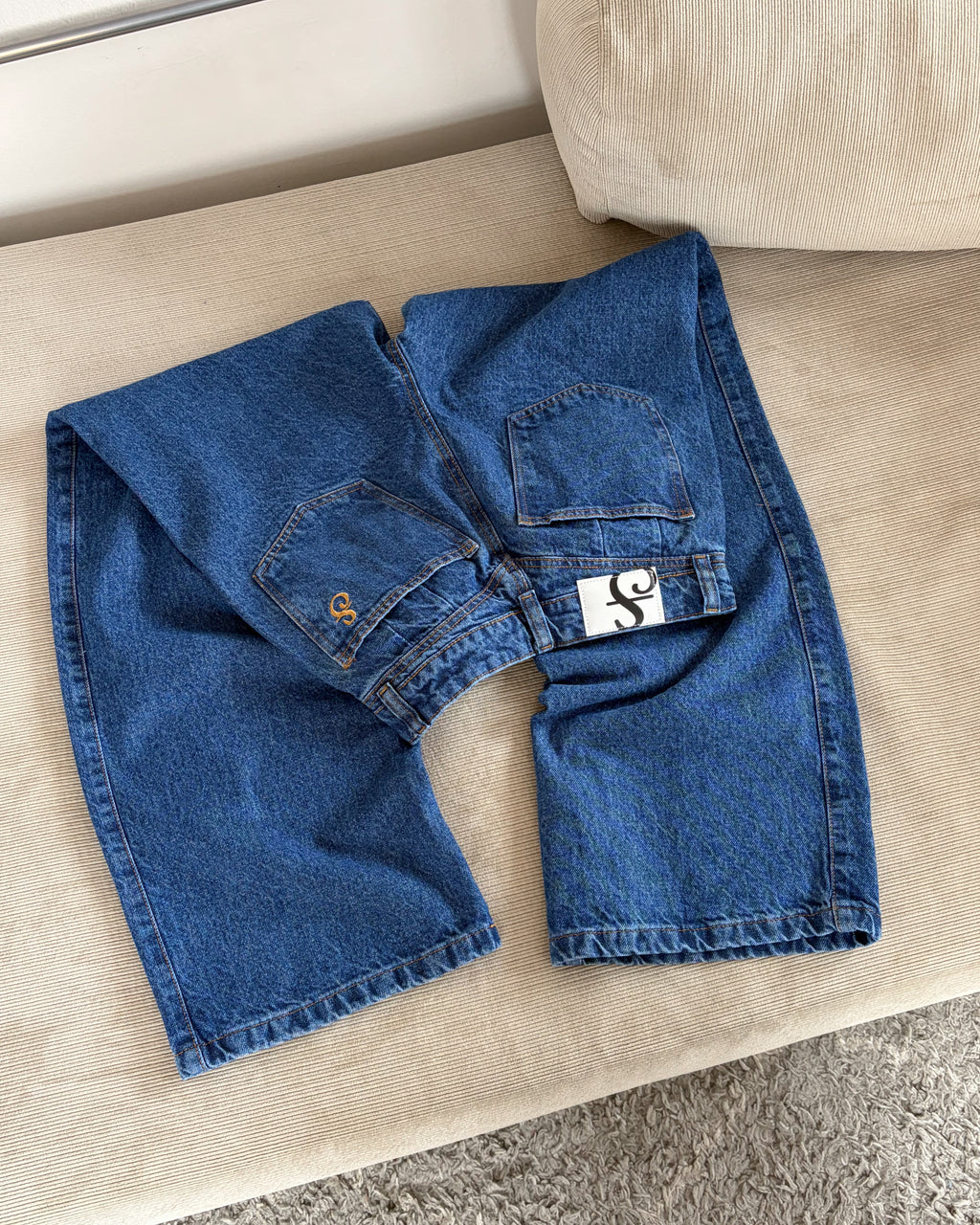 Jeans Wide Leg Classic - Tono Medio