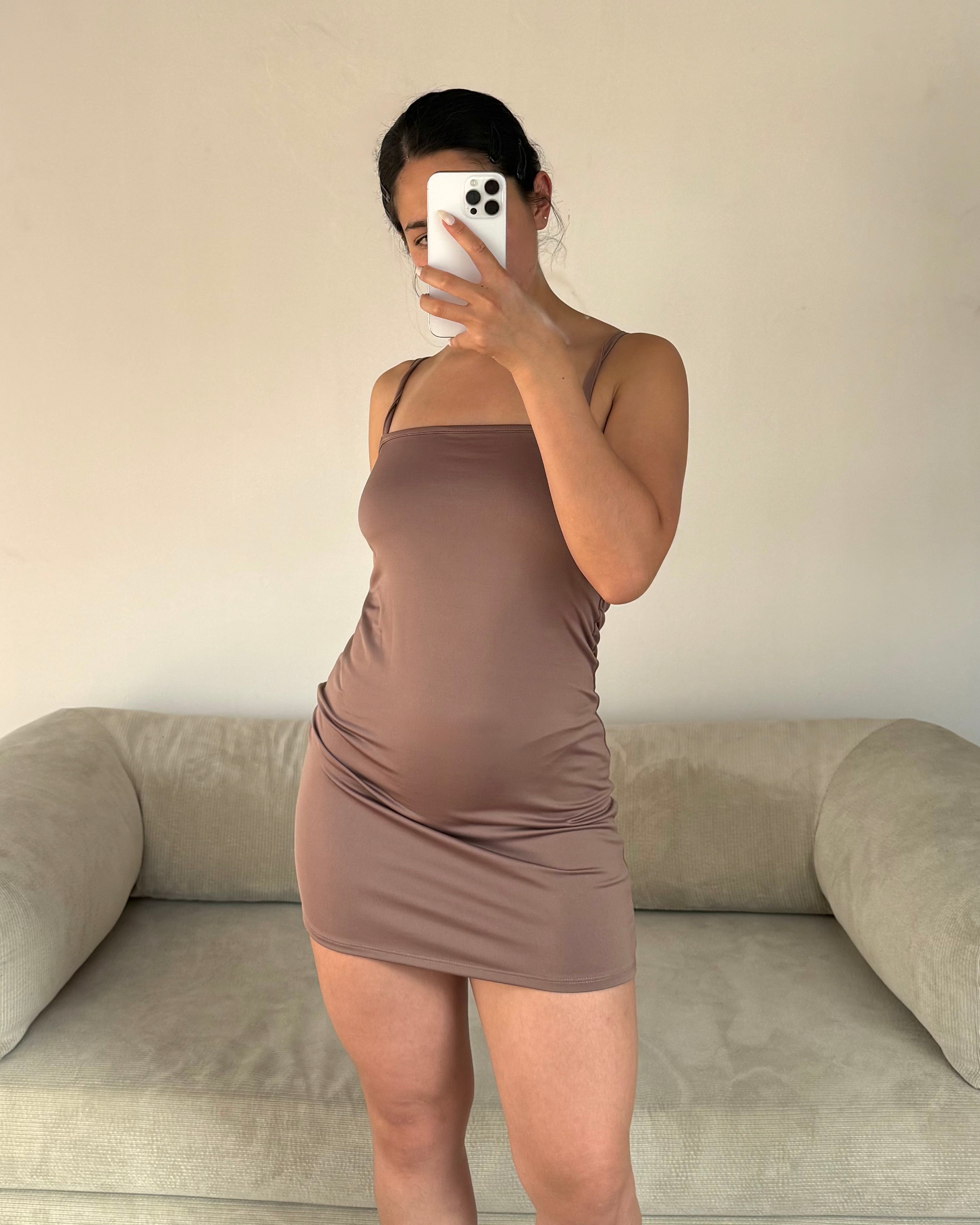 Vestido Sencillo - Café