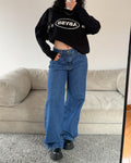 Jeans Wide Leg Classic - Tono Medio
