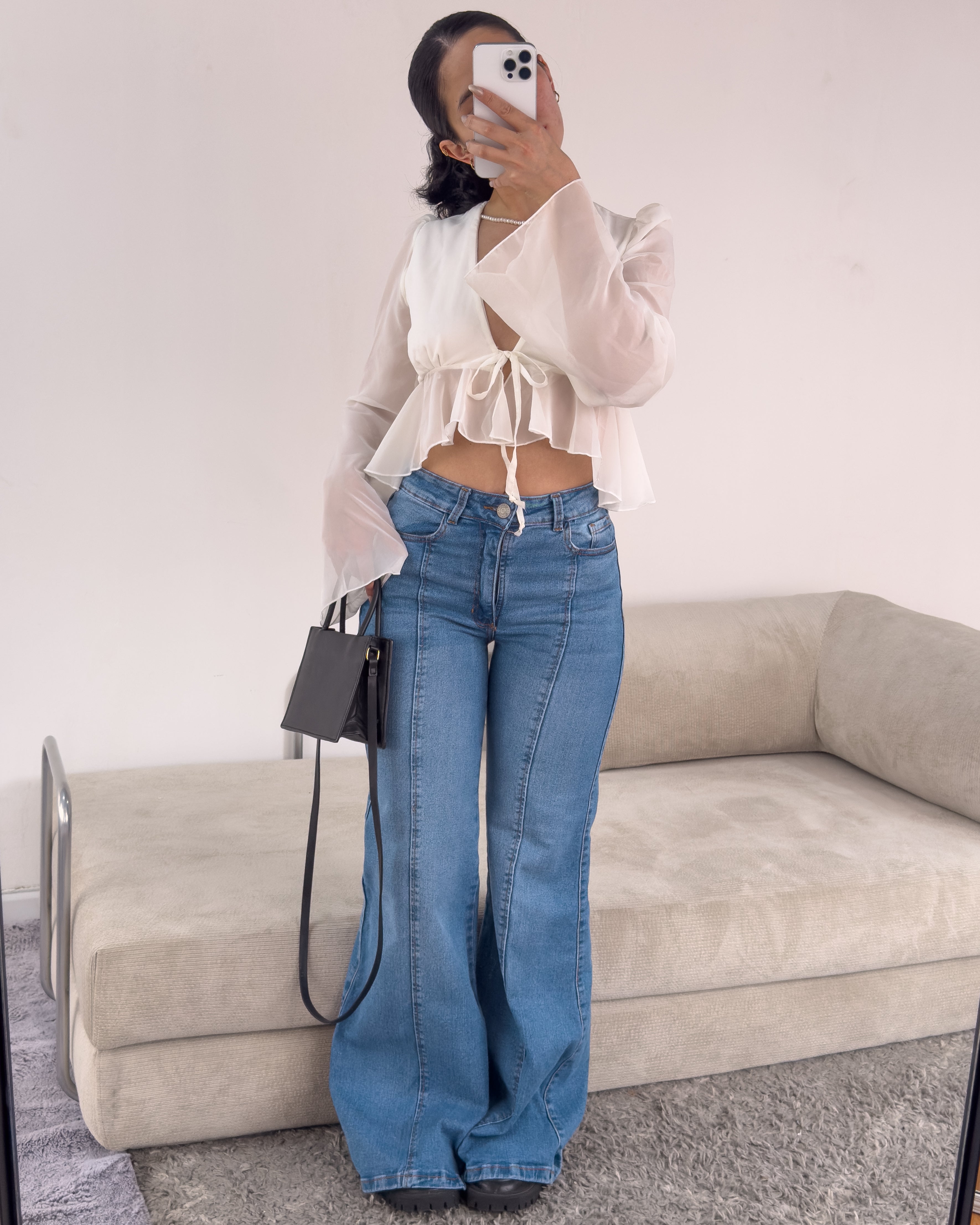 Flared Jeans Medio - High Waist