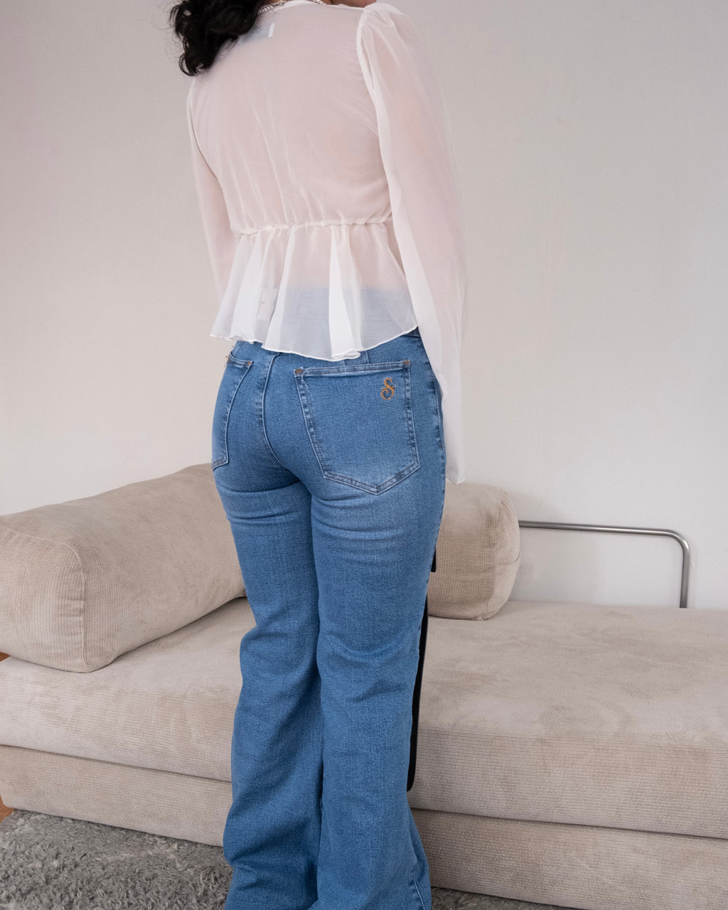 Flared Jeans Medio - High Waist