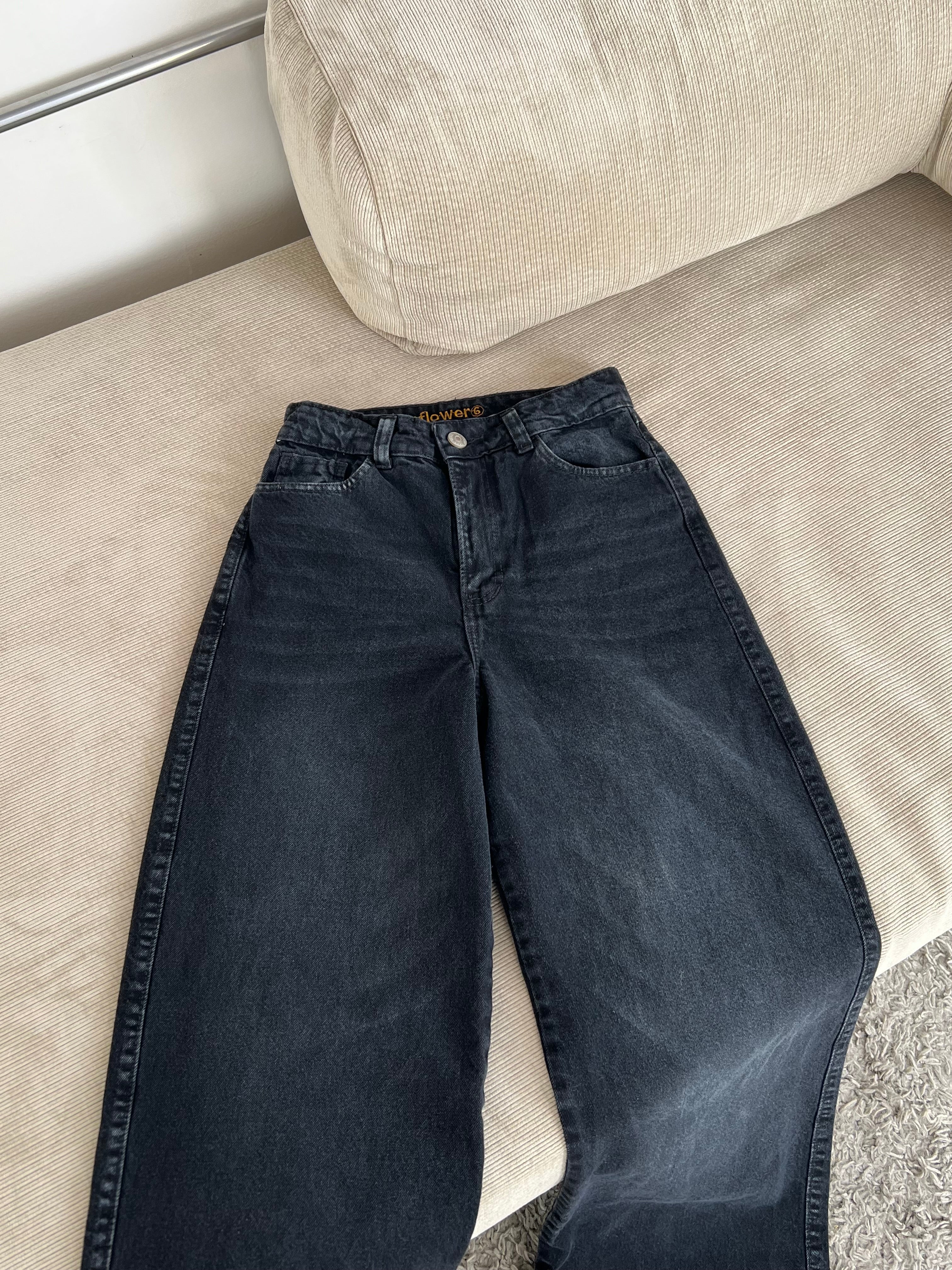 Jeans Wide Leg - Negro