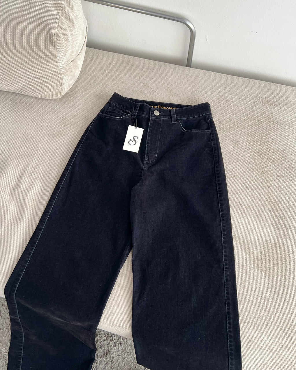 Wide Leg - Velvett Azul Noche