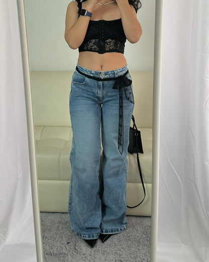 Flare Jeans Blue - Mid Waist