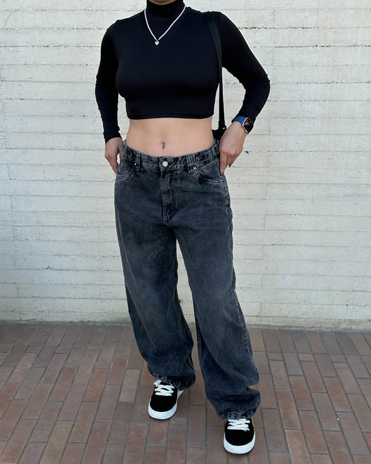 Baggy Jeans Gray - Low Waist