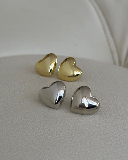 Aretes de corazon