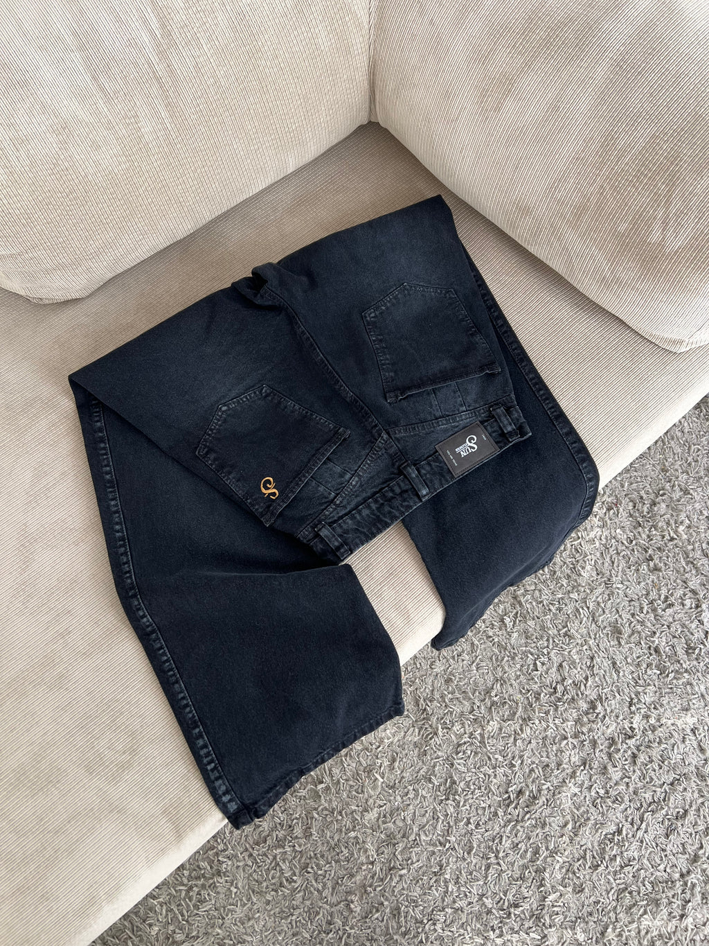 Jeans Wide Leg - Negro