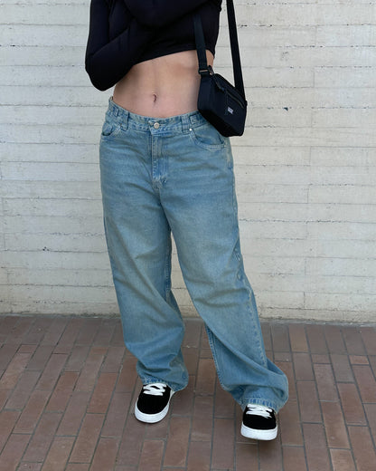 Baggy Jeans Blue - Low Waist