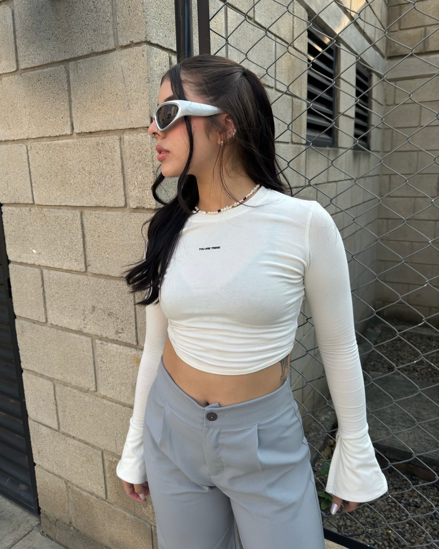 Cropped Camibuzo - Ivory